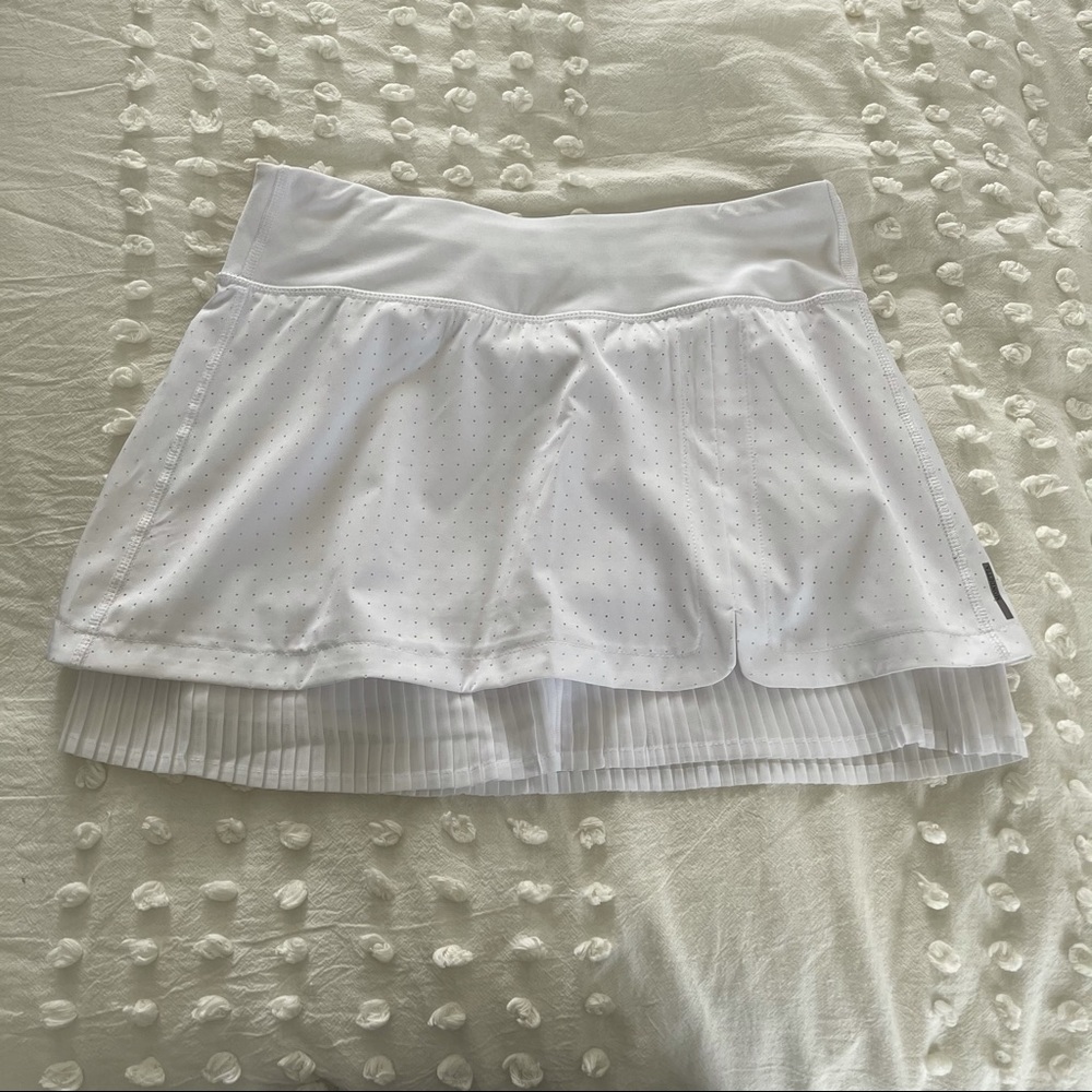 White Mondetta Tennis Skort